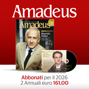 2 Abbonamenti Annuali Amadeus (1 per te e 1 da regalare, 11 numeri + 11 cd inediti da gen a dic 2026)