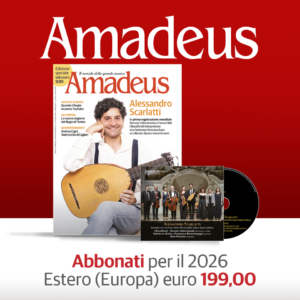 Abbonamento Estero (Europa) Amadeus (11 numeri + 11 cd inediti da gennaio a dicembre 2026)
