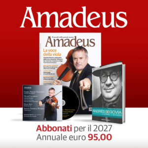 Abbonamento Annuale Amadeus (11 numeri + 11 cd inediti da gennaio a dicembre 2027 + libro)